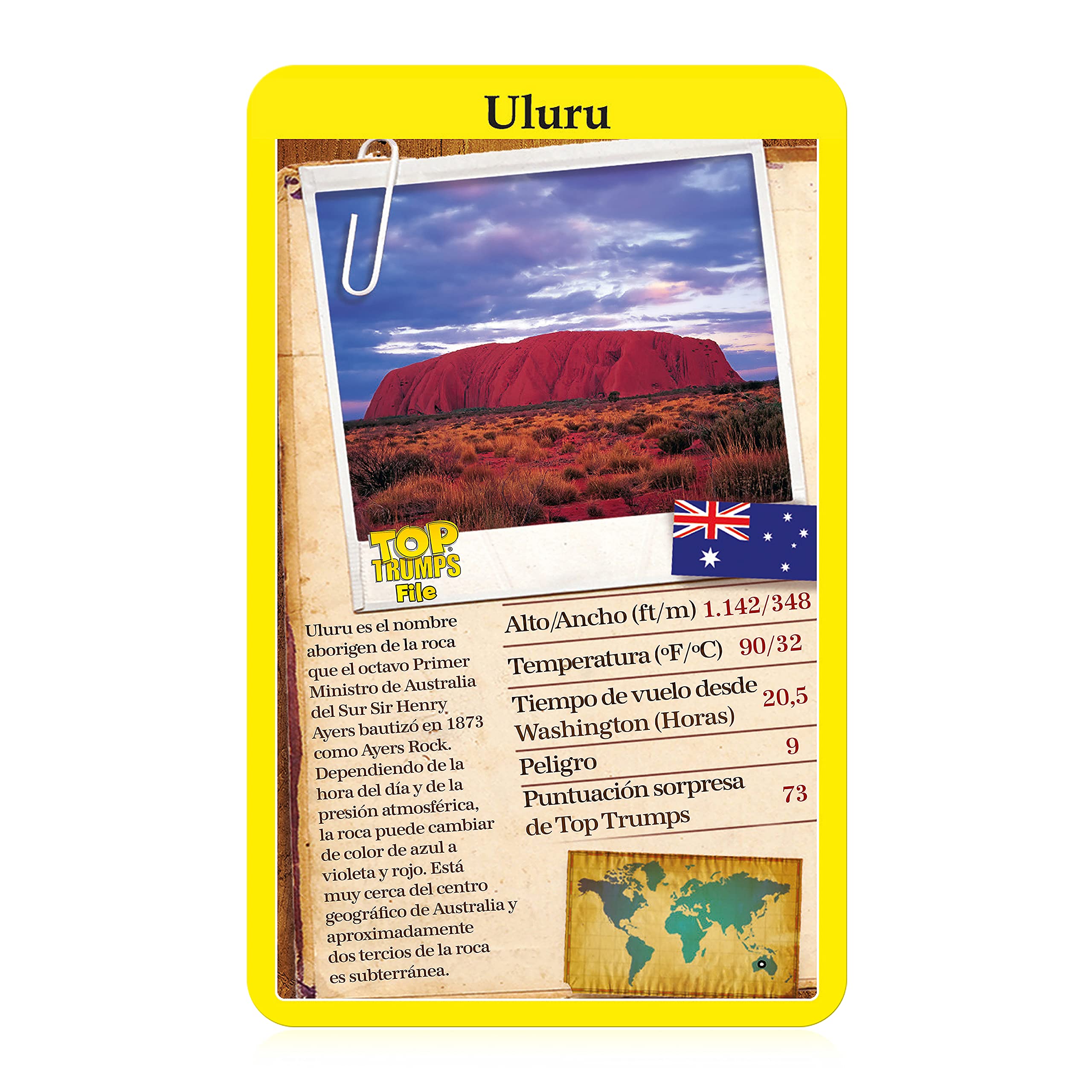 Juego de Cartas Top Trumps Wonders of The World Edición Español, Aprende sobre el Monte Everst y la Aurora Boreal en este Pack educativo, Regalo y juguete para niños y niñas de 6 años en adelante - Image 4