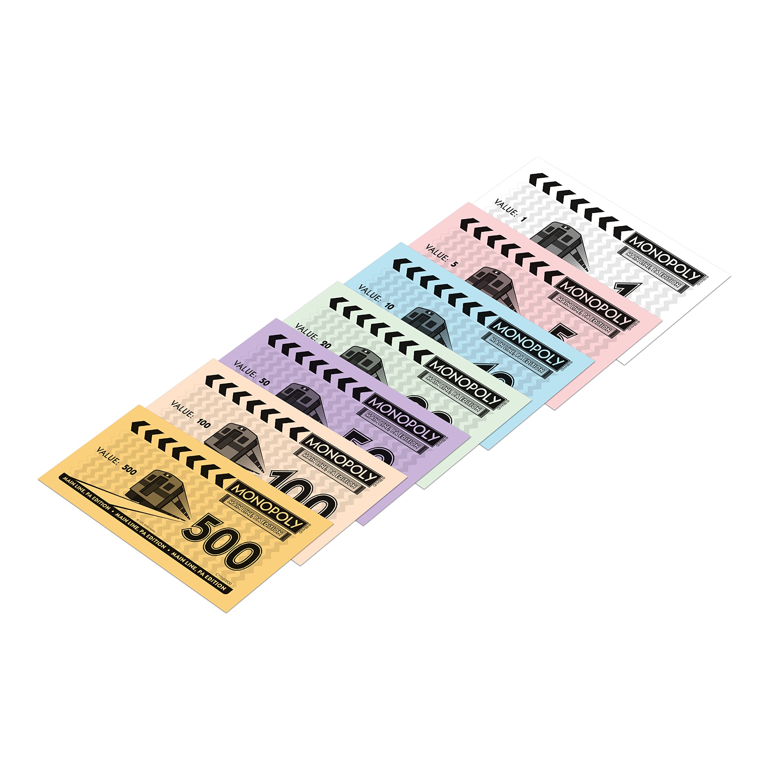 Monopoly Board Game The Main Line Edition: 2-6 Players Family Board Games for Kids and Adults, Board Games for Kids 8 and up, for Kids and Adults, Ideal for Game Night - Image 6