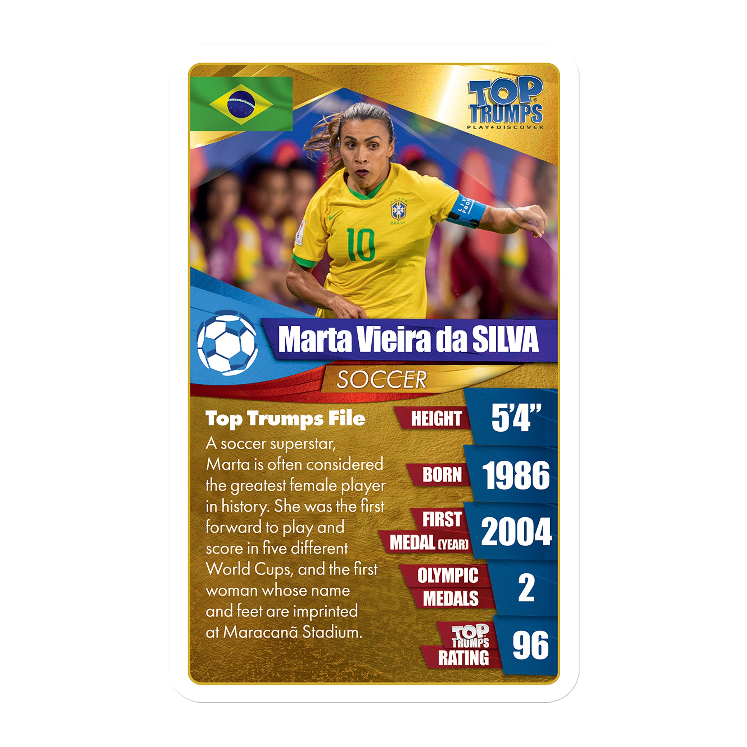Top Trumps Card Game Women Athletes - Family Games for Kids and Adults - Learning Games - Kids Card Games for 2 Players and More - Kid War Games - Card Wars - for 6 Plus Kids - Image 4
