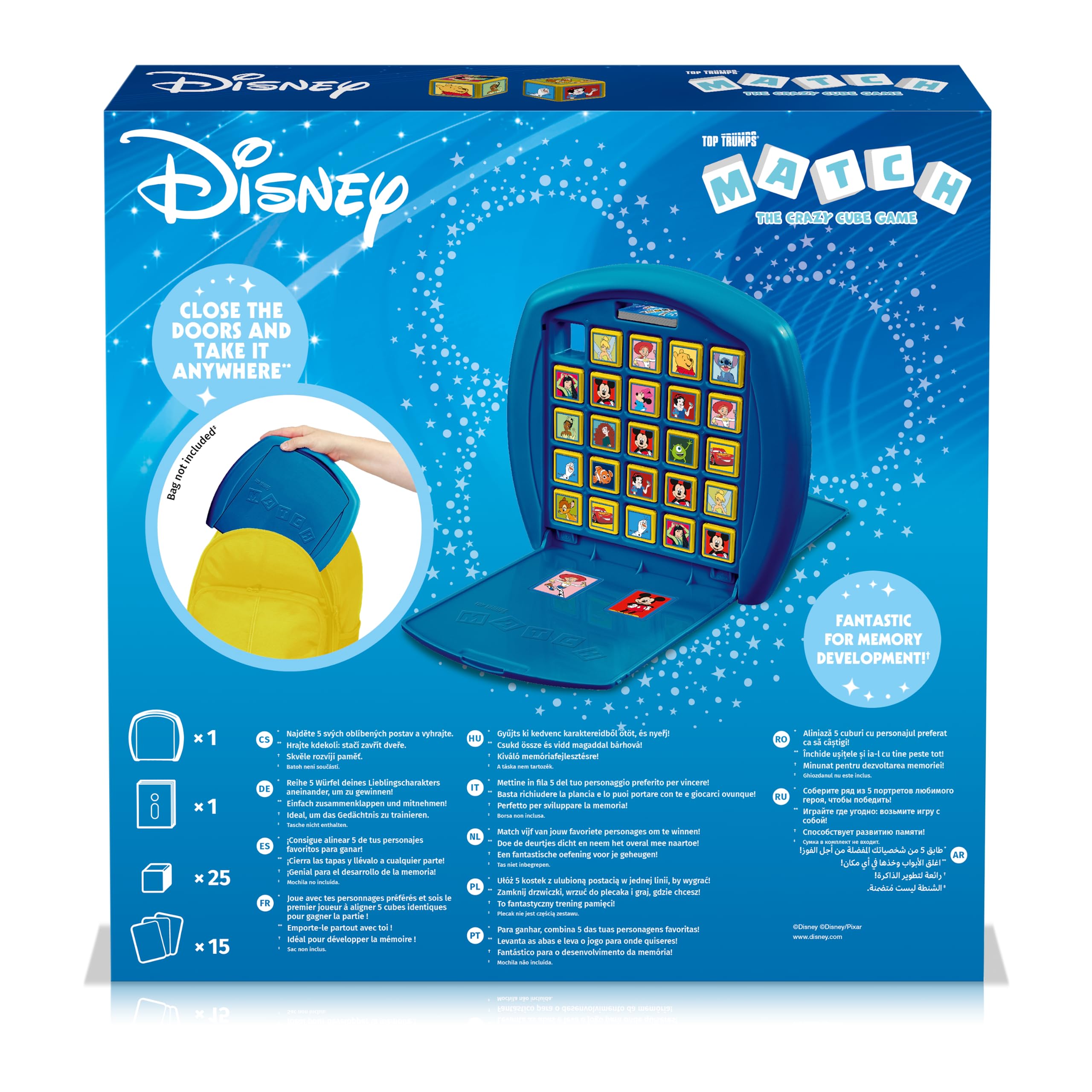 Top Trumps Match Game Disney - Family Board Games for Kids and Adults - Matching Game and Memory Game - Fun Two Player Kids Games - Memories and Learning, Board Games for Kids 4 and up - Image 11